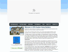 Tablet Screenshot of gtgcustomhomebuilders.com